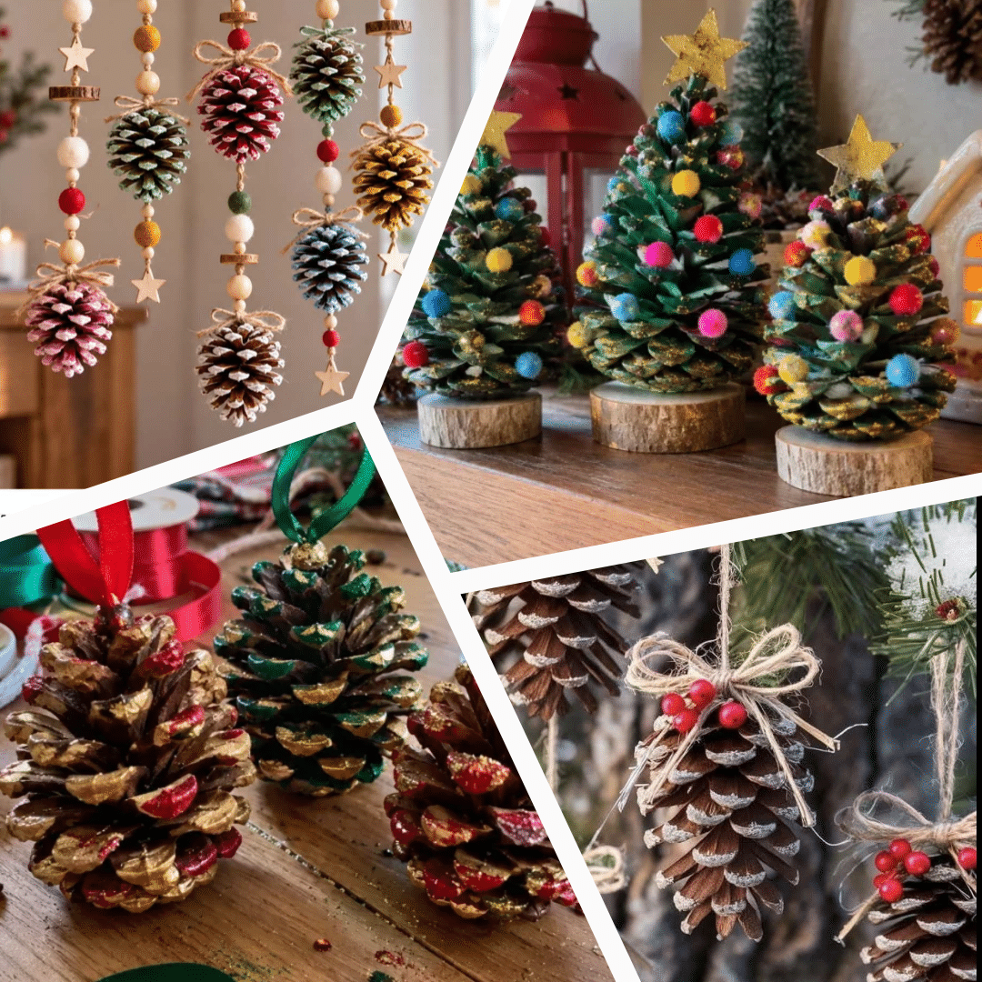 Atelier créatif du 1er novembre – décoration avec des cocottes de pins